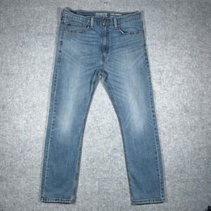 Signature Levi Strauss denim jeans Men 36x30(34x29) Blue Slim Straight